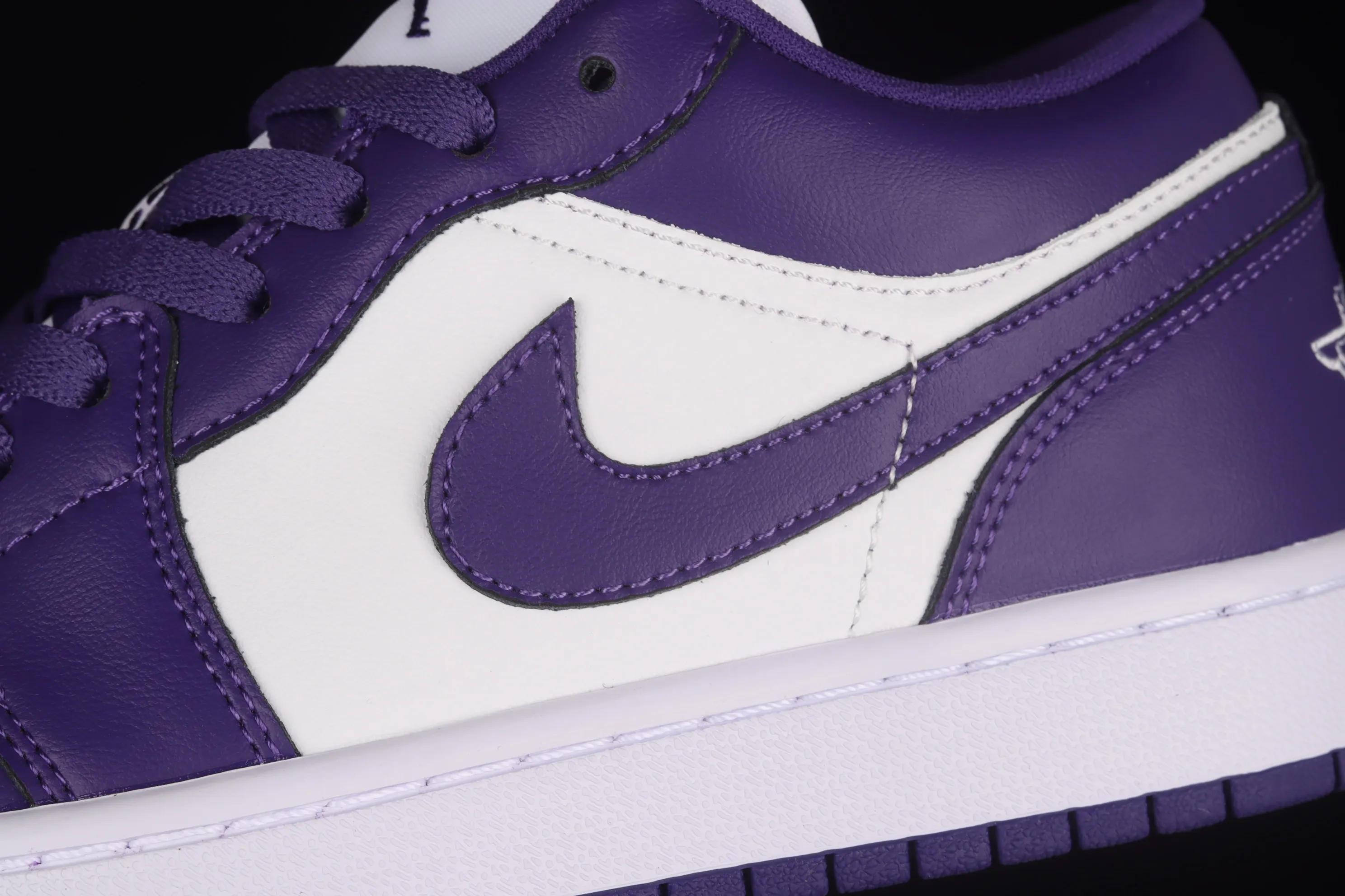 All categories Air Jordan Jordan series basketball shoes Air Jordan 1 Low Air Jordan AJ1 Low AJ1 Joe 1 white and purple low-top cultural leisure sports basketball shoes DC0774-500